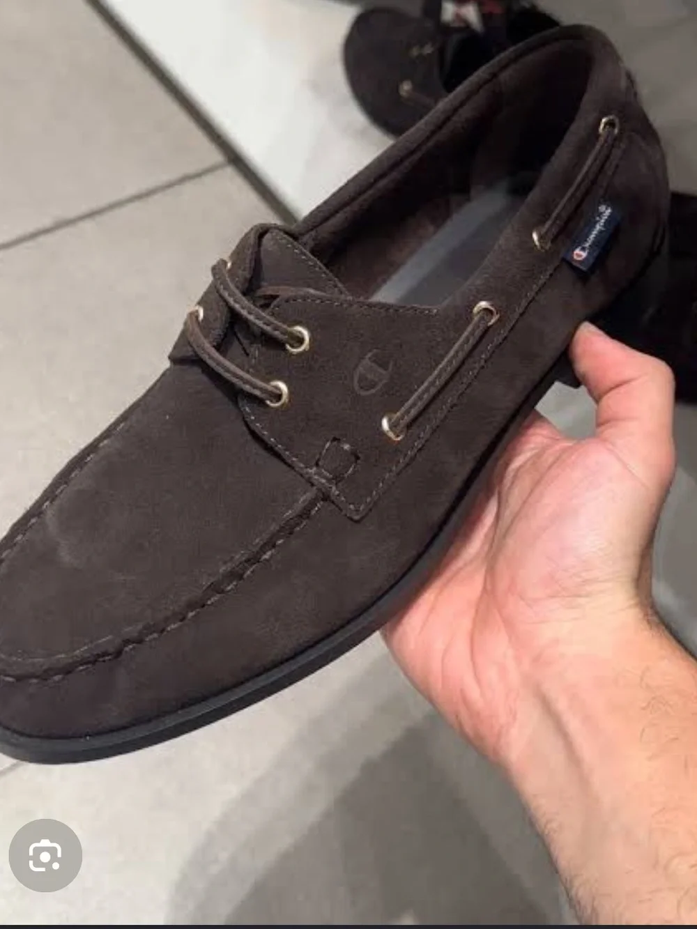 Zara Dark Brown Suede Men's Boat Shoes